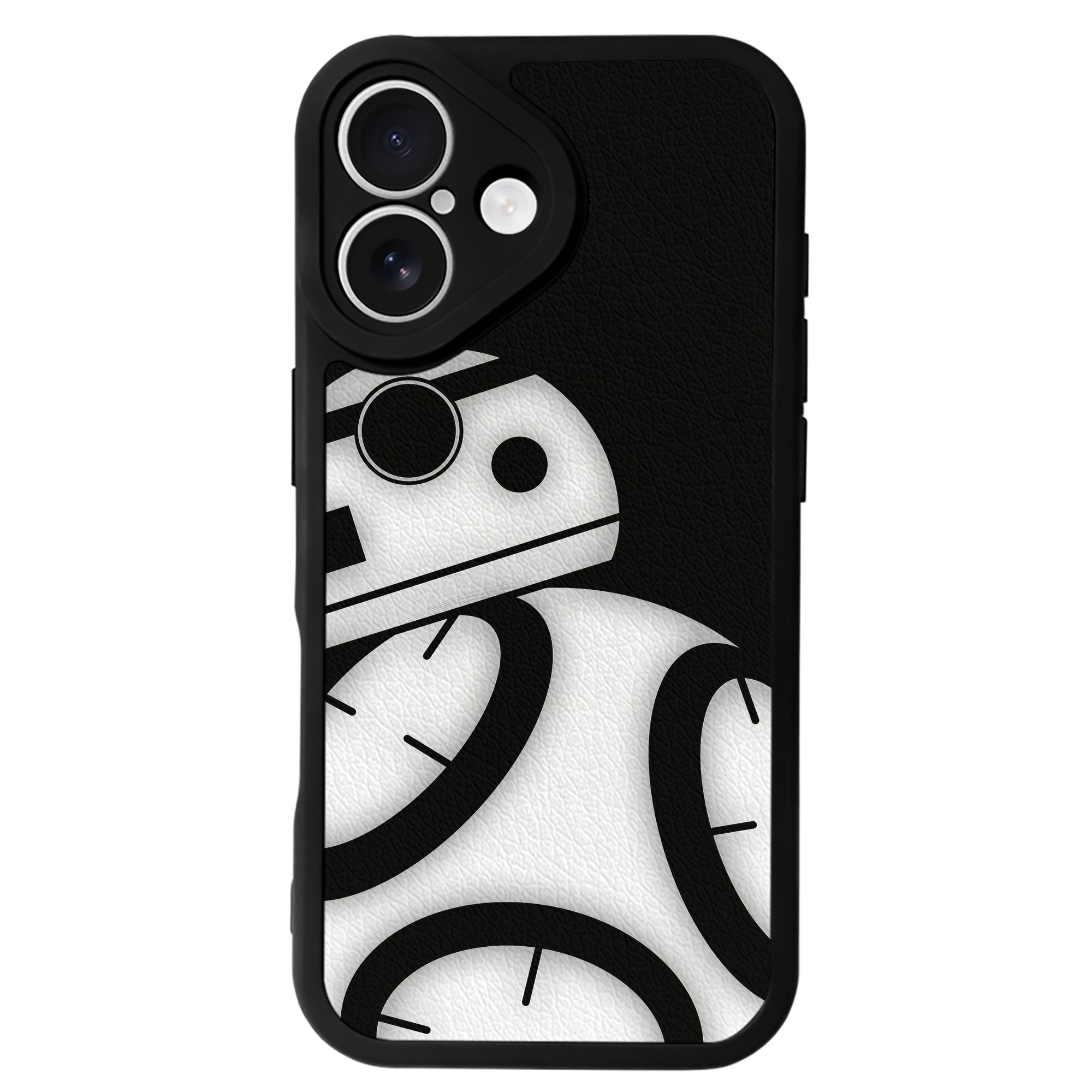 （画像用） スター・ウォーズ Star Wars 【iPhone 16シリーズ対応】シリコンスマホケース（レザー調） 材質：シリコン